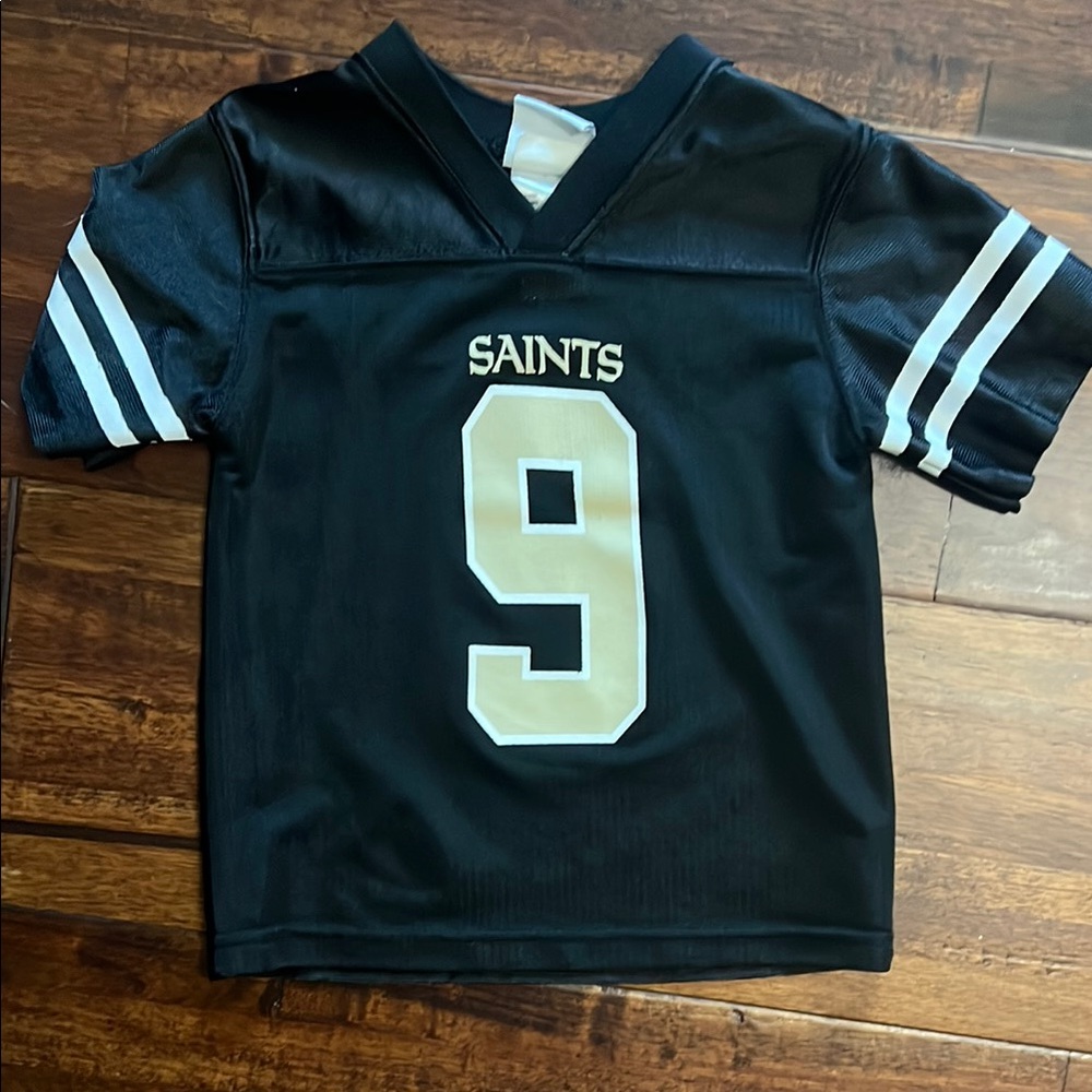 Kids Black Saints Jersey